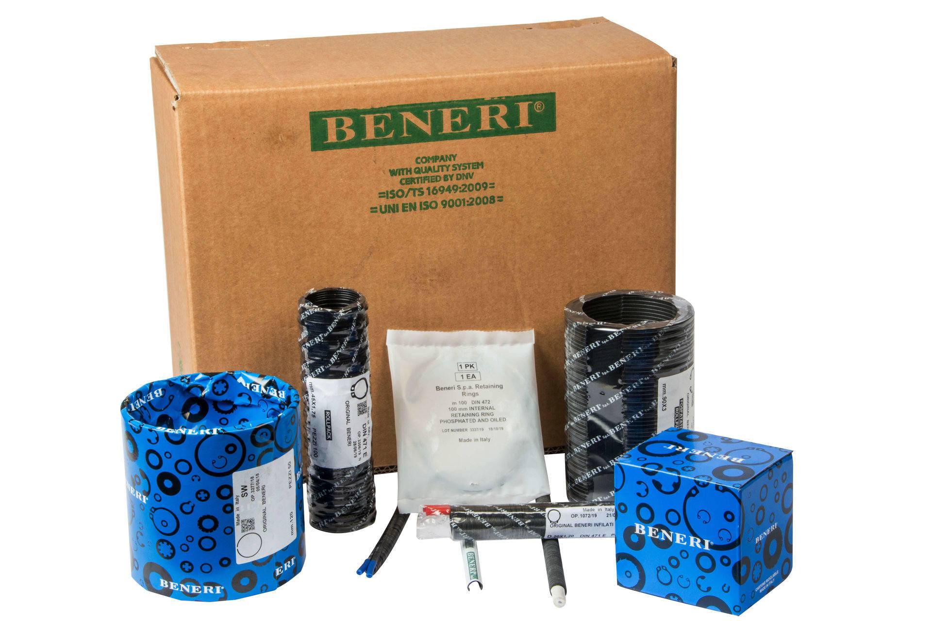 el embalaje de los productos Beneri